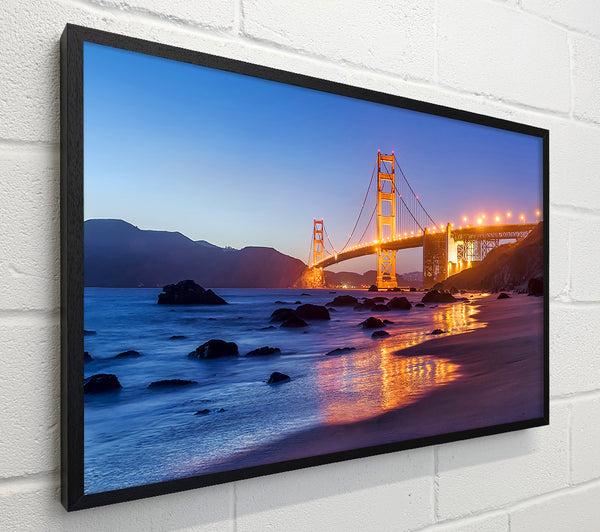 Golden Gate Bridge Stunning Light Glow