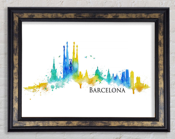 Barcelona Framed Print