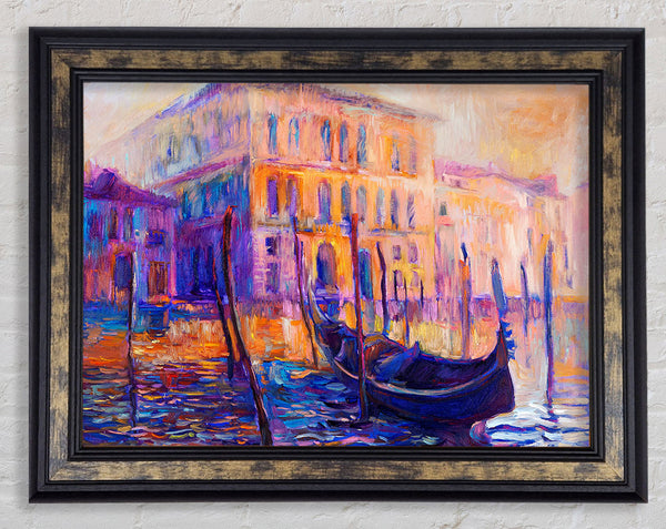 Lonesome Gondola Framed Print