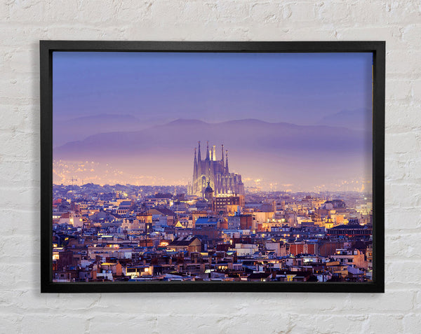 View Over The City Framed Print