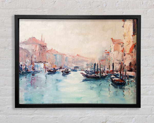 Sail City Framed Print