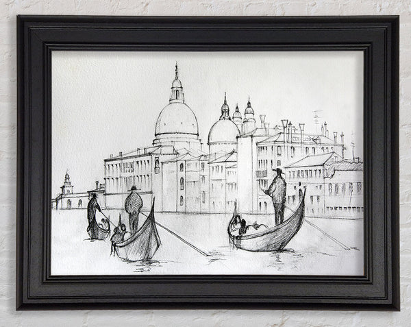 Gondola Ride 3 Framed Print