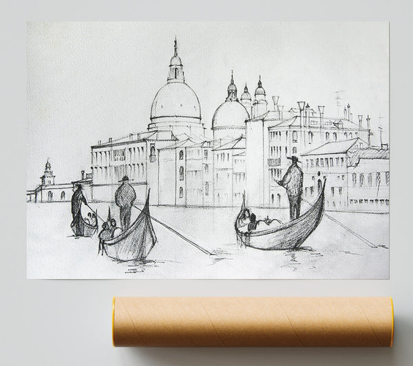 Gondola Ride 3 Giclee Print