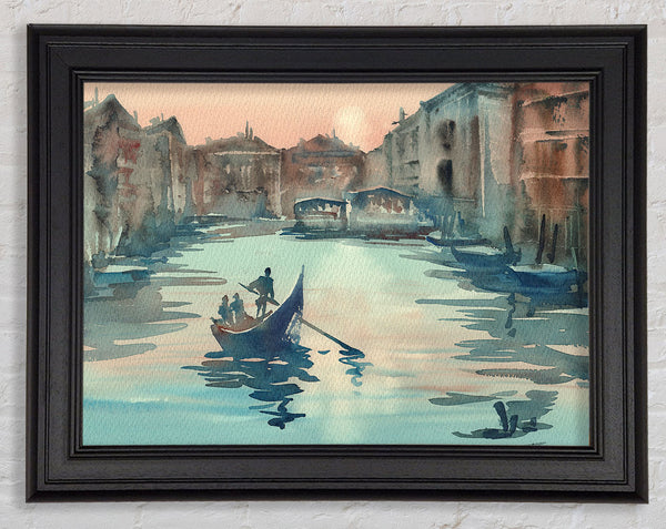 Gondola Ride 7 Framed Print
