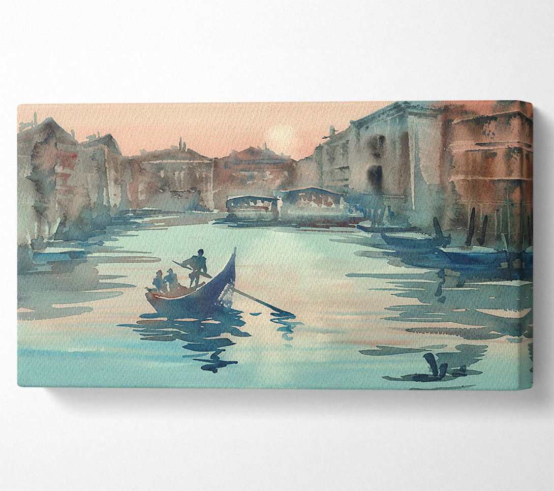  A Canvas Print of Gondola Ride 7 Canvas Print