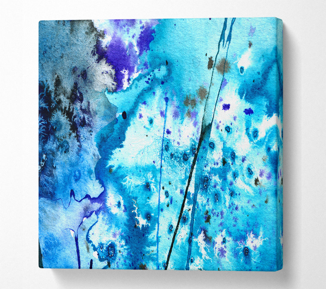  A Canvas Print of Flower Ocean Canvas Wall Art