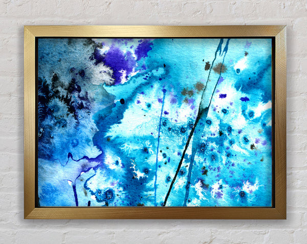 Flower Ocean Framed Print