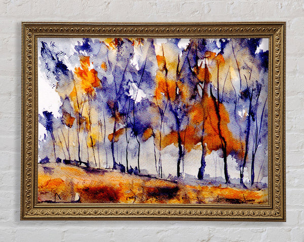 Autumn Trees Framed Print