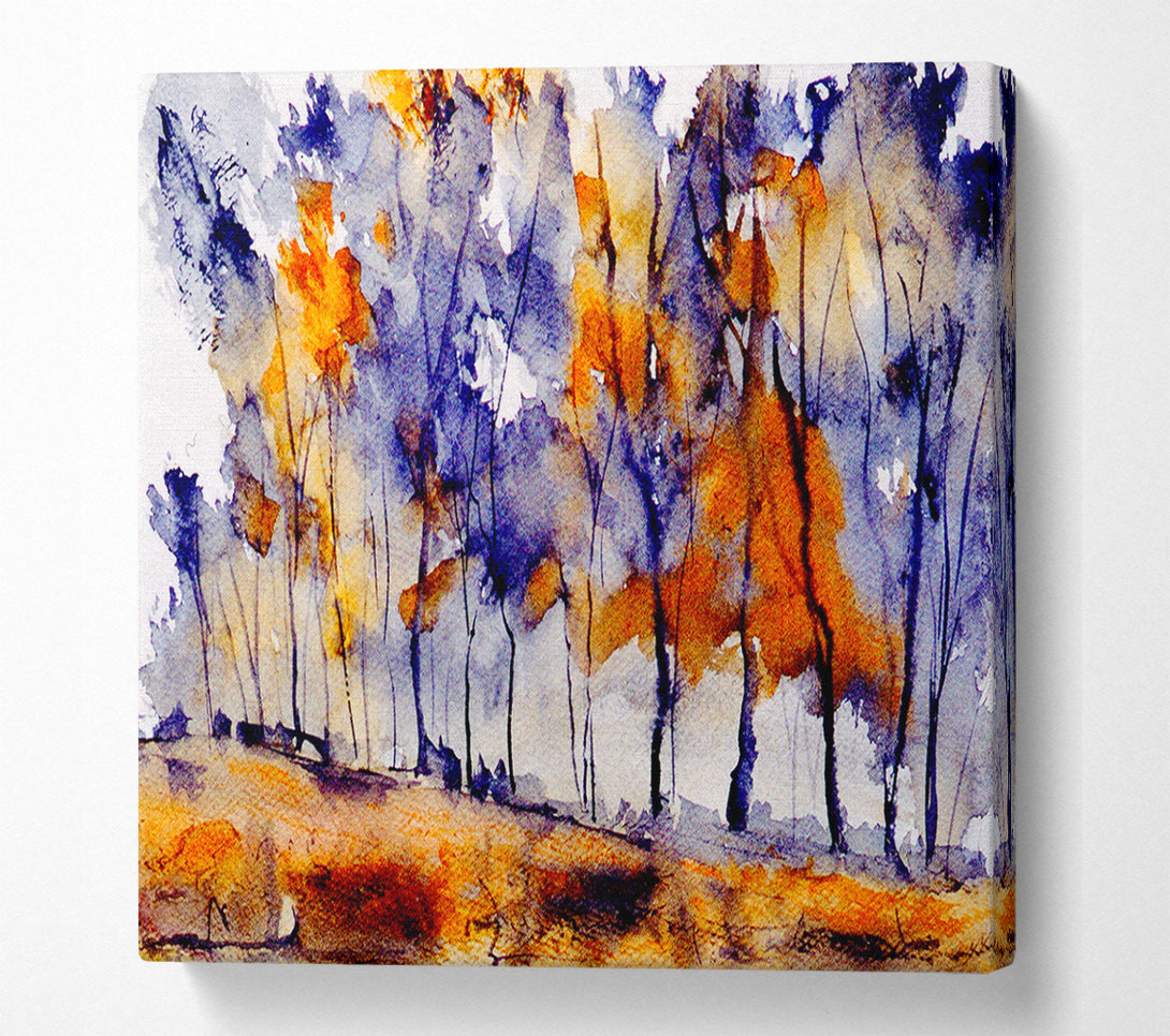 A Canvas Print of Autumn Trees Canvas Wall Art