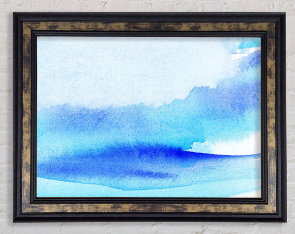 Gentle Ocean Spray Framed Print