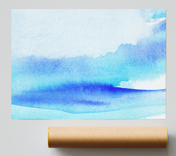Gentle Ocean Spray Poster