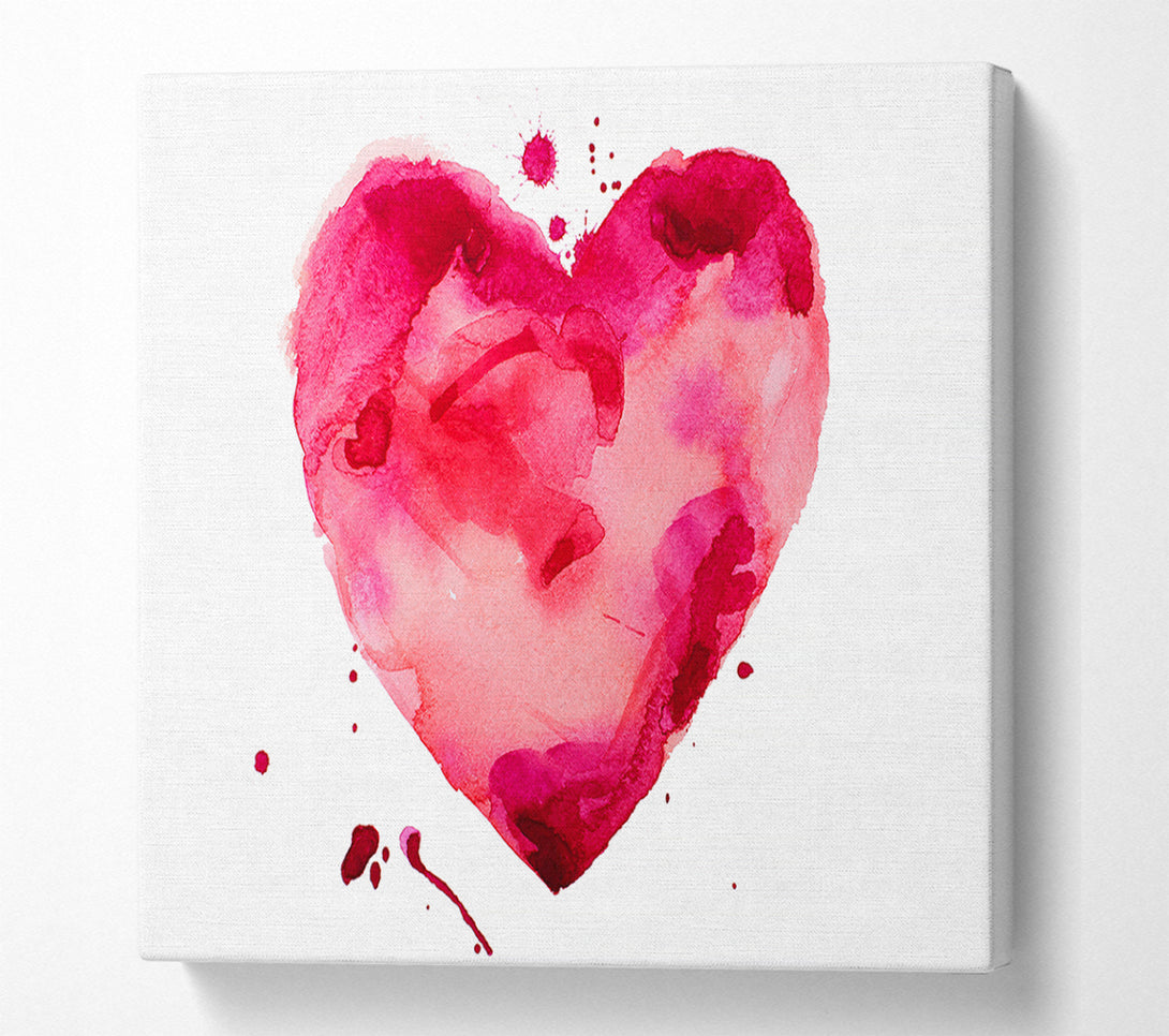  A Canvas Print of Heart Of Hearts Canvas Wall Art