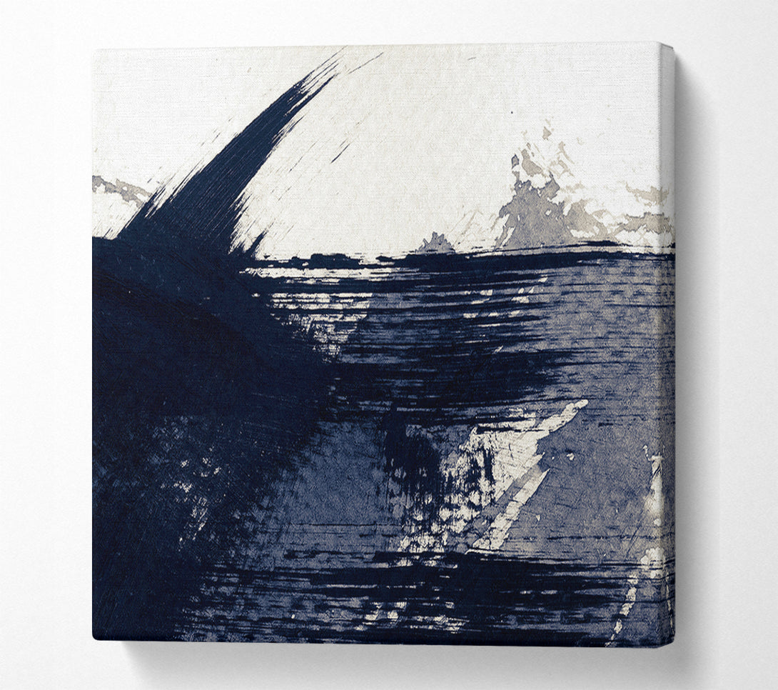  A Canvas Print of Ink Lines Canvas Print