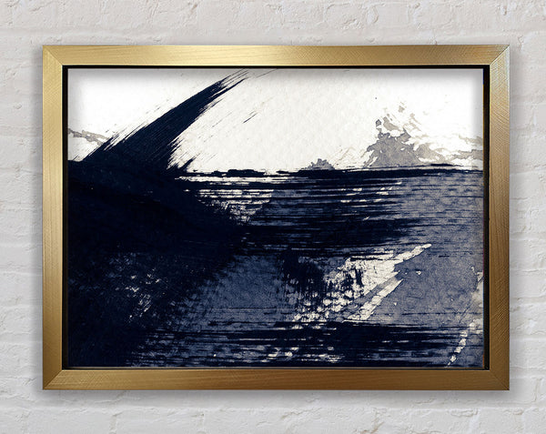 Ink Lines Framed Print