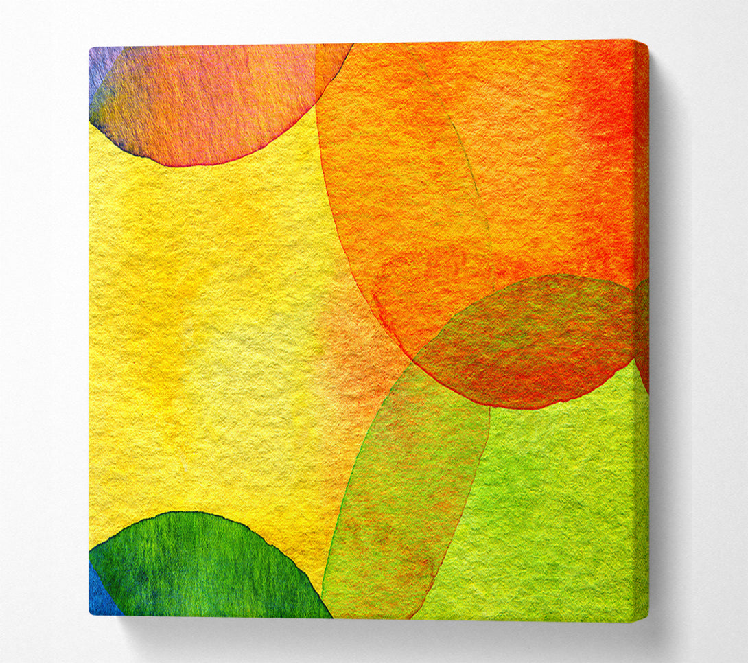  A Canvas Print of Bubble Sun Canvas Print