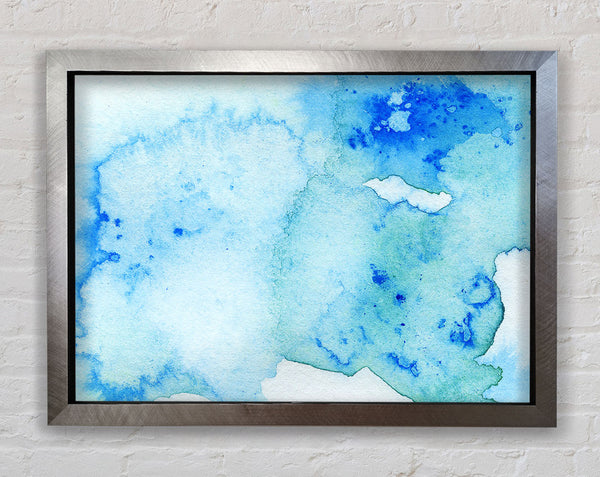 Blue Smoke Framed Print