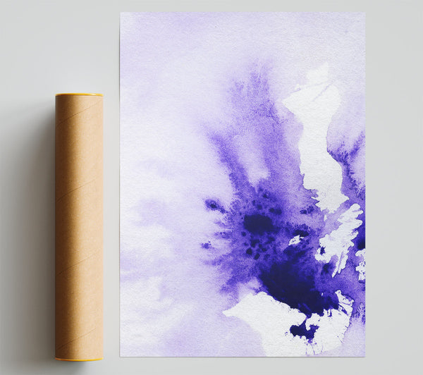 Purple Explosion Giclee Print