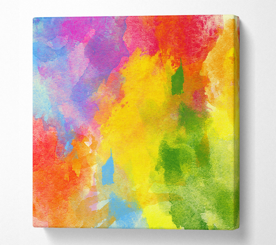  A Canvas Print of Rainbow Clouds Canvas Wall Art