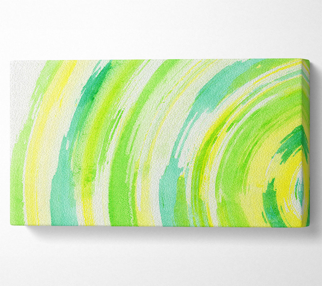 A Canvas Print of Green Sun Canvas Wall Art