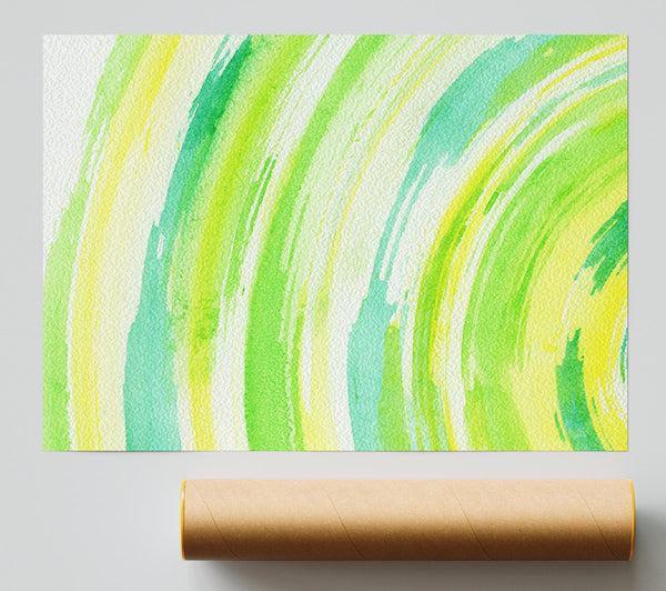 Green Sun Giclee Print