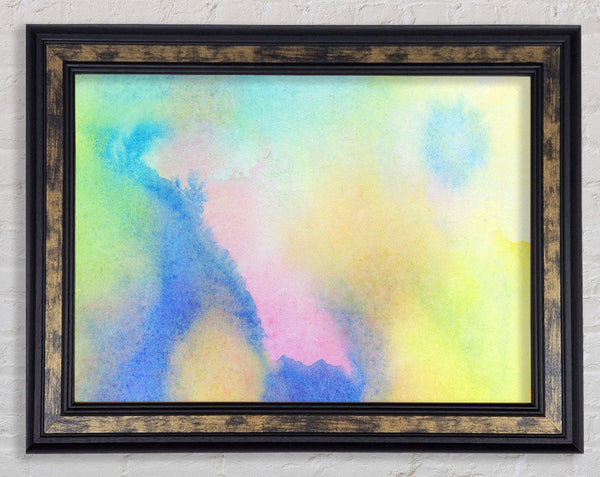 Pastel Haze Framed Print