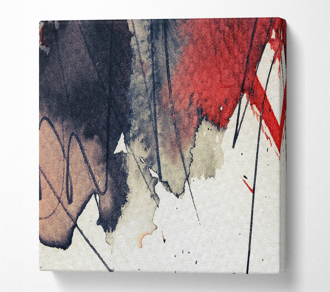  A Canvas Print of Volcano Melt Canvas Print