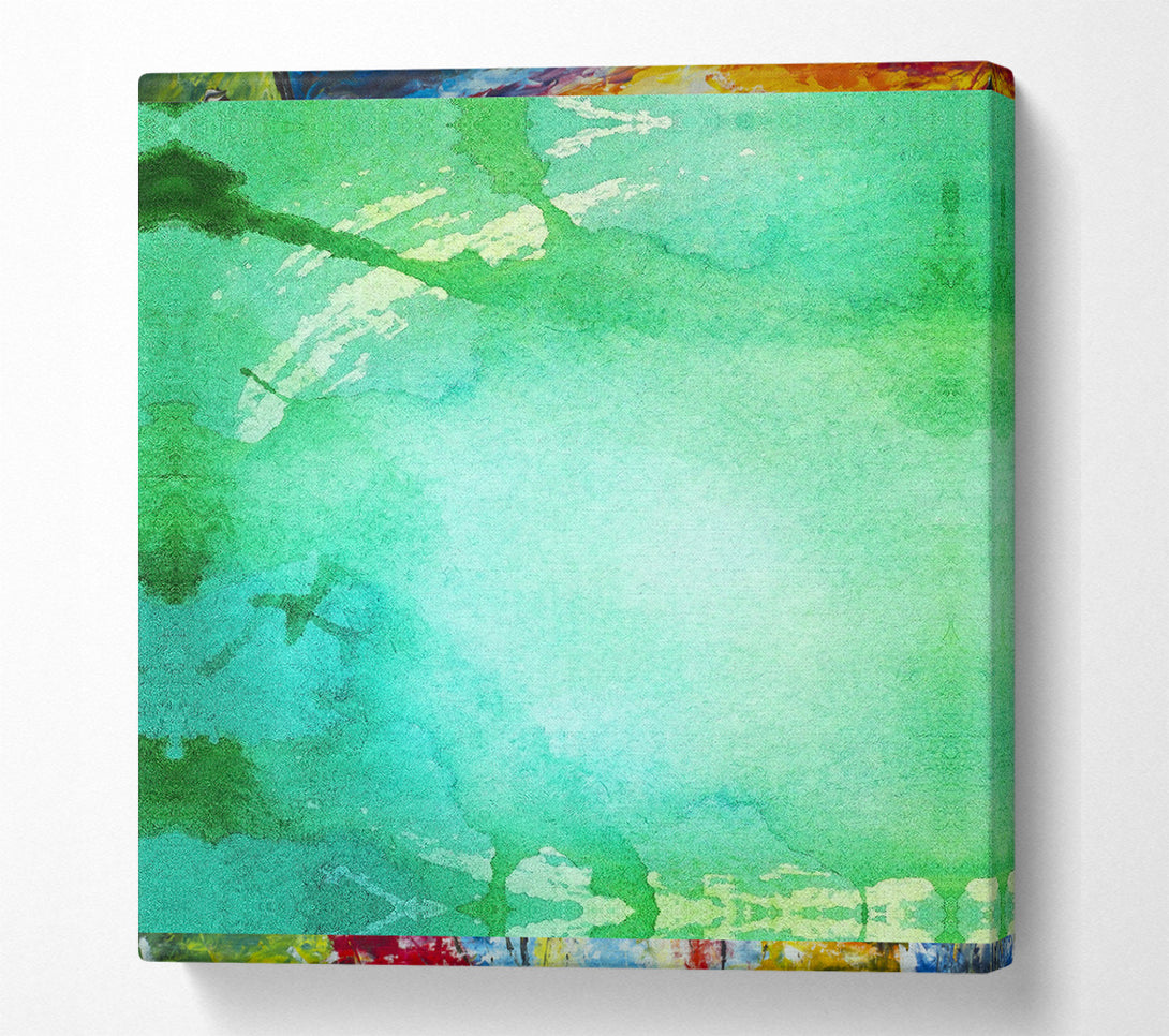  A Canvas Print of Green Canvas Print