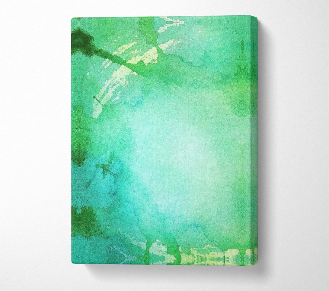  A Canvas Print of Green Canvas Print