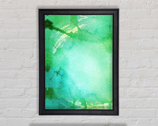 Green Framed Print