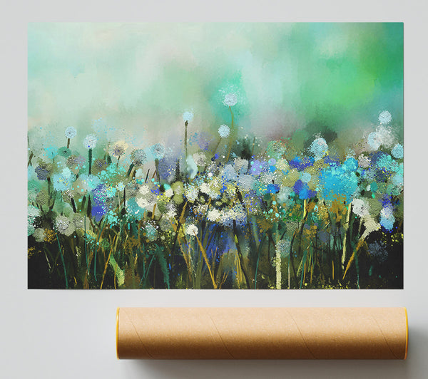 Flower Sparkle Print