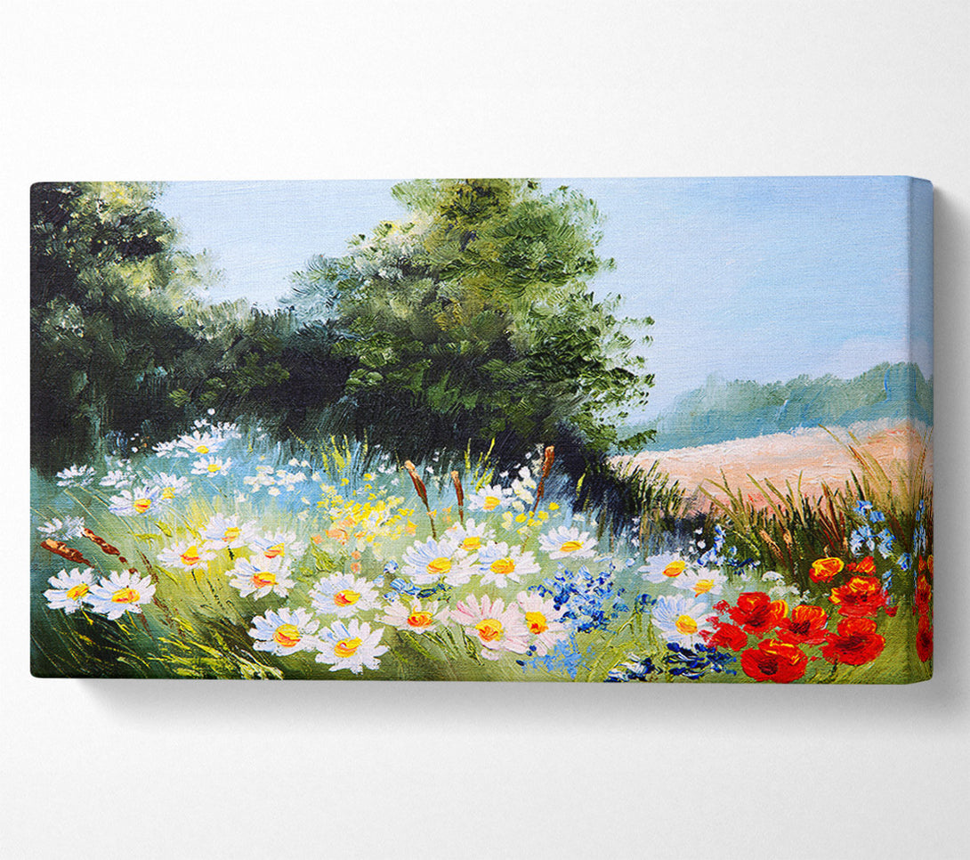  A Canvas Print of Daisy Days Canvas Wall Art