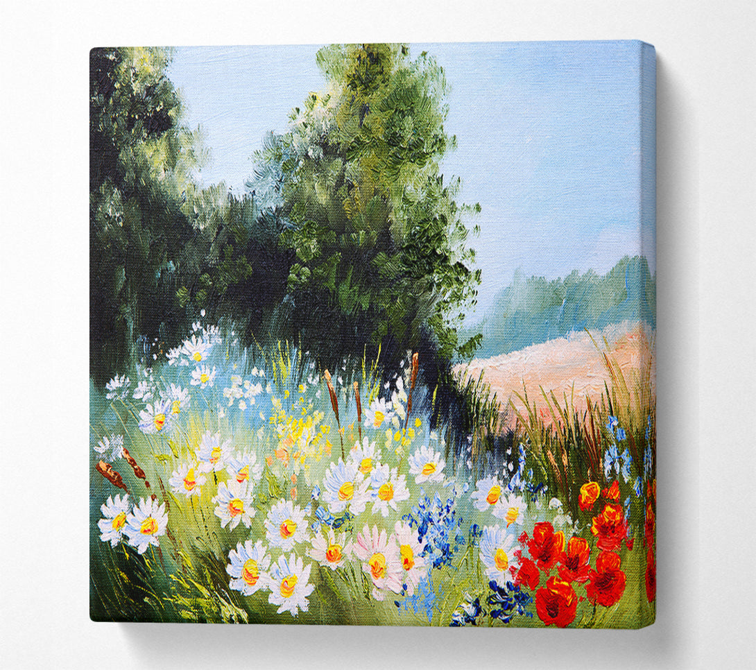  A Canvas Print of Daisy Days Canvas Wall Art