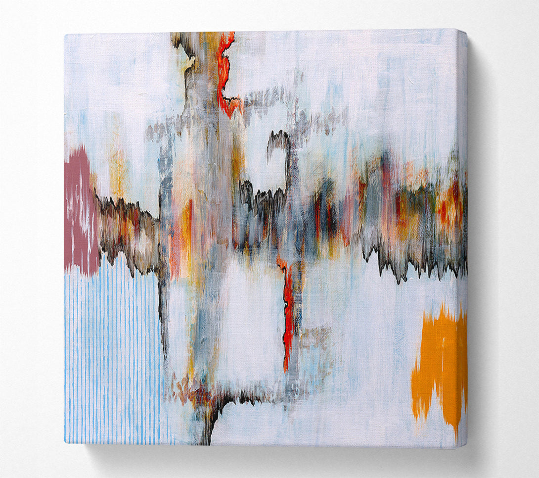  A Canvas Print of Village Sound Waves Canvas Art