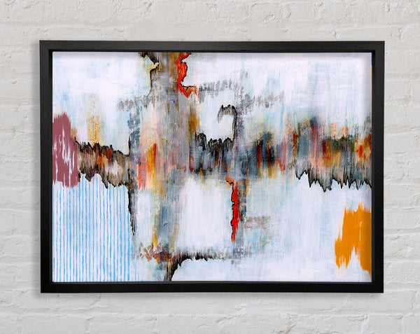 Village Sound Waves Framed Print