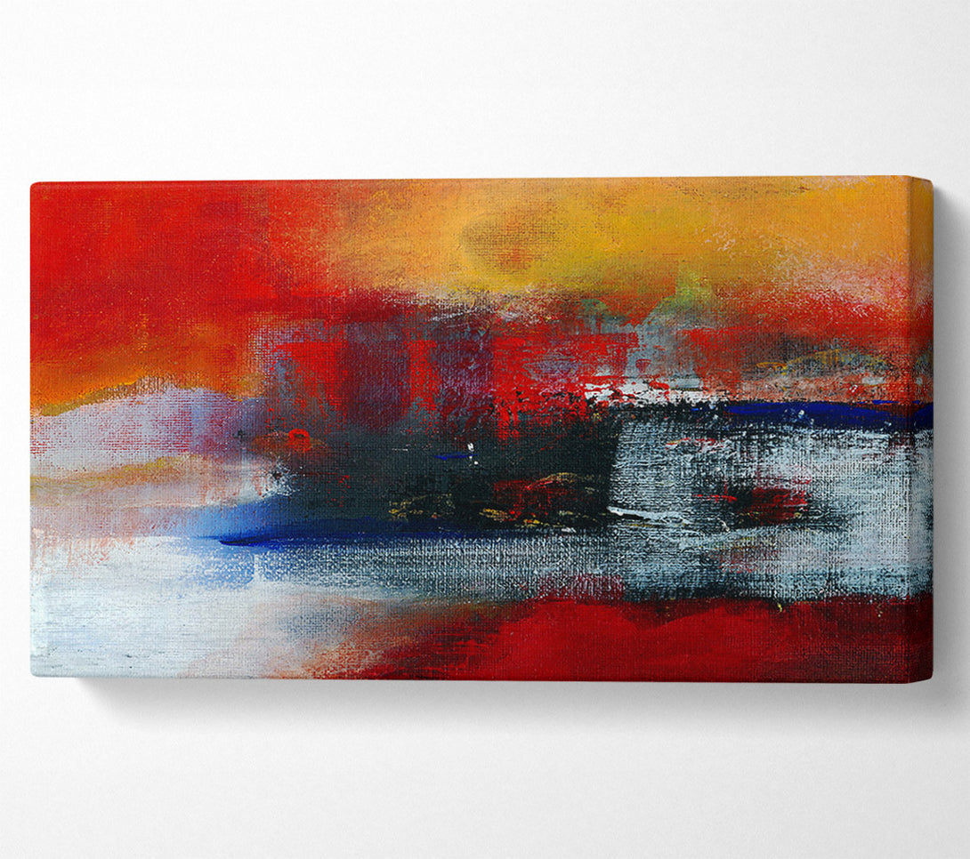  A Canvas Print of In The Middle Of The Lava River Canvas Wall Art