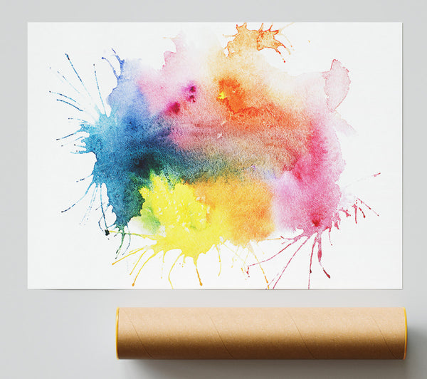 Colliding Colours Print