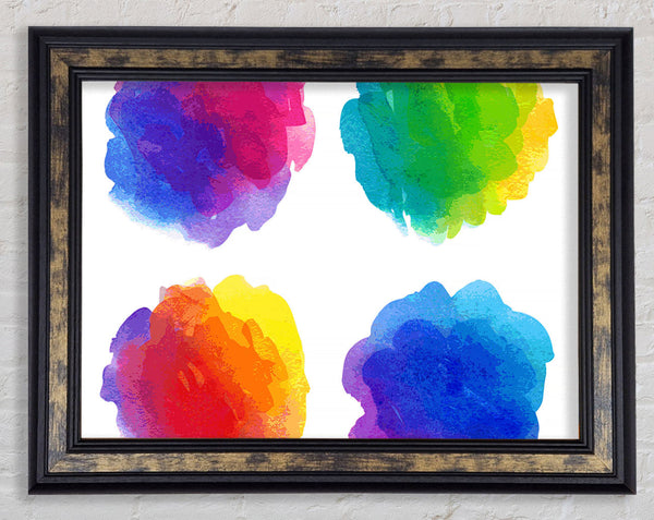 Vibrance Of The Rainbow Framed Print