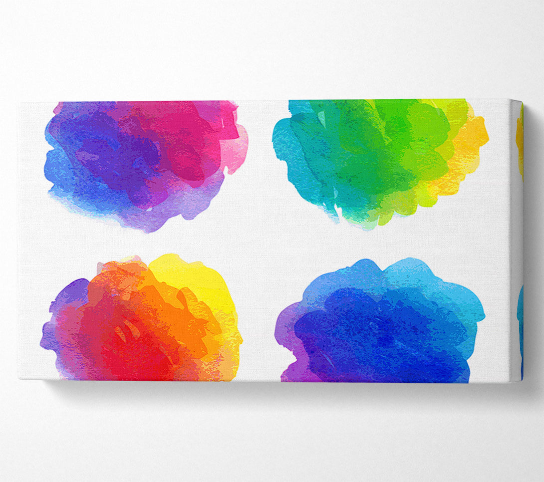  A Canvas Print of Vibrance Of The Rainbow Canvas Print