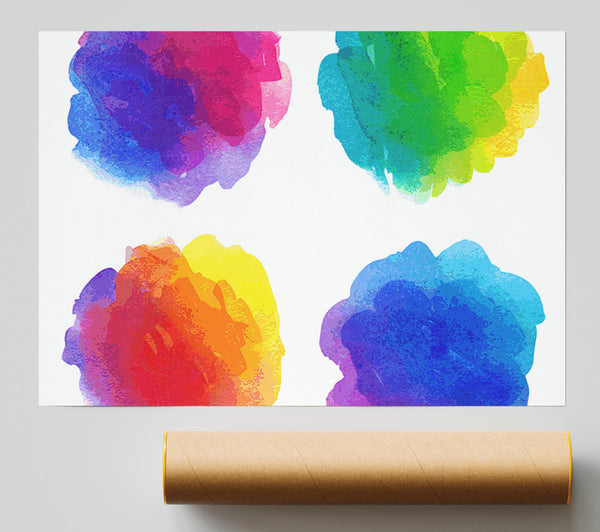 Vibrance Of The Rainbow Poster