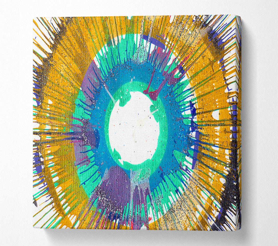  A Canvas Print of Sun Ray Illusion Canvas Print