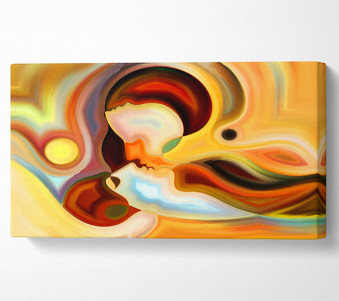  A Canvas Print of Soul Connection Kiss Canvas Wall Art