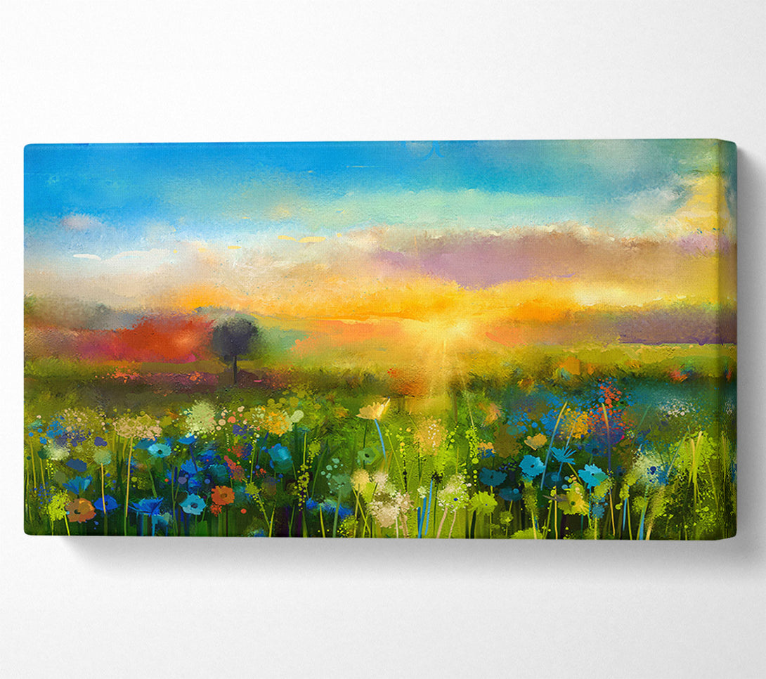  A Canvas Print of Fields Of Gold Canvas Print