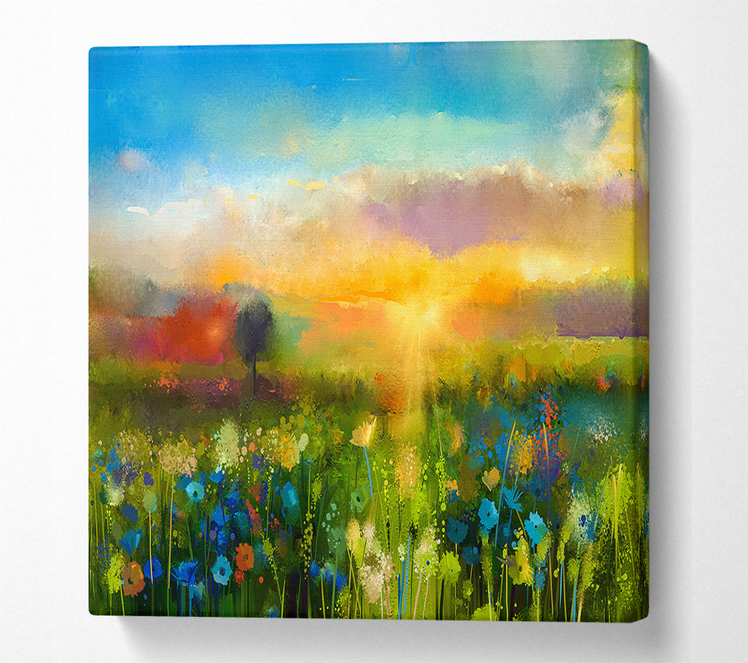 A Canvas Print of Fields Of Gold Canvas Print