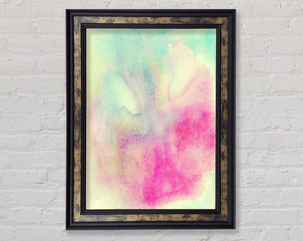 Face In The Clouds Framed Print