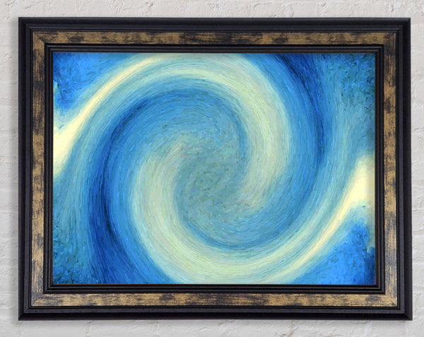 Wave Rotation Framed Print