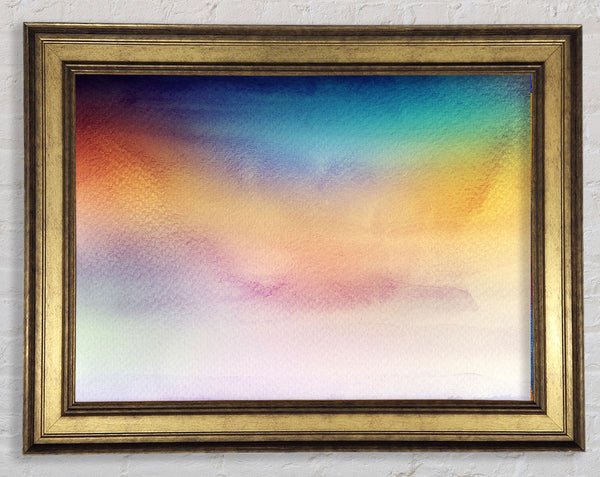 Emergence Of Colour Framed Print