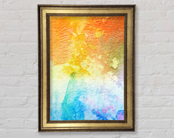 Desert Meets The Sky Framed Print