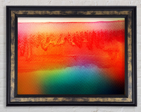Ember Melt Framed Print