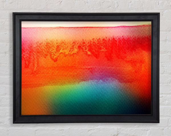 Ember Melt Framed Print