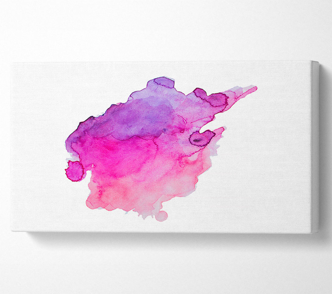  A Canvas Print of Colours Collide Canvas Print